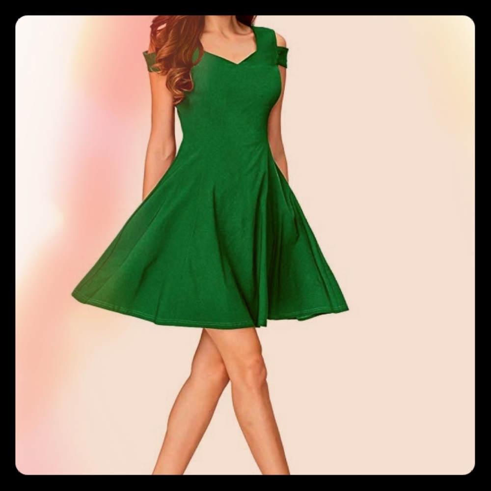 InsNovas cocktail party skater dress